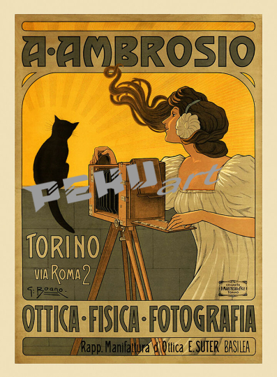A Ambrosio vintage fotografia advertising