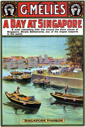 a day at singapore singapore harbor retro  vint