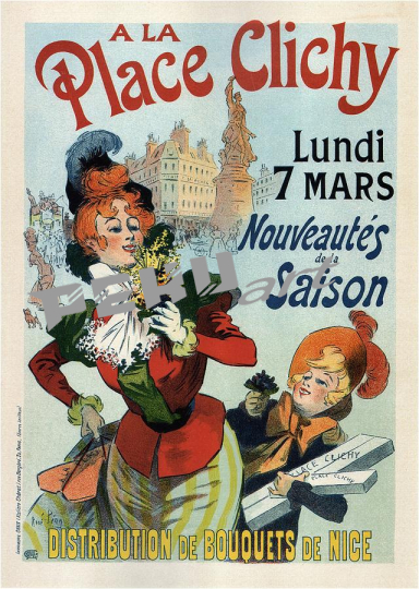 a la place clichy nouveautes de la saison vintage french adv