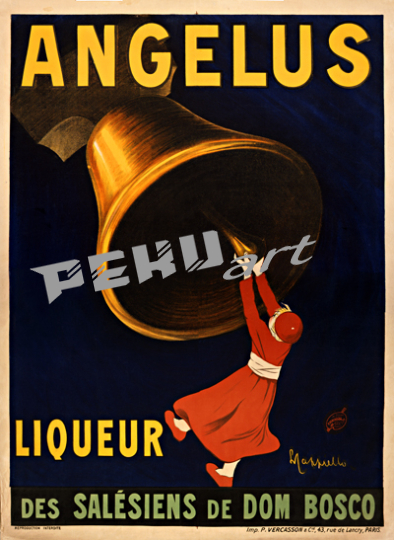 Angelus Liquor vintage advertising poster 