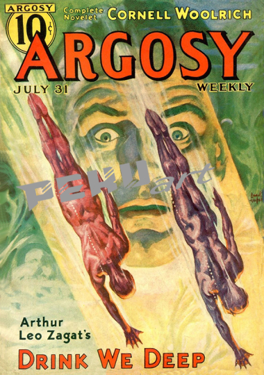argosy drink we deep 1937 poster cover 