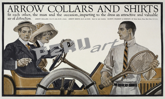 arrow collars shirts vintage advertising outle 