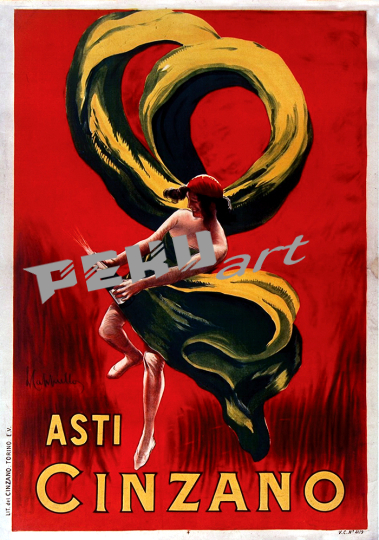 Asti Cinzano vintage french poster 