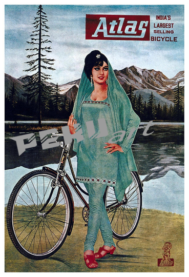 atlas bicycle india vintage advertising  studio grafii