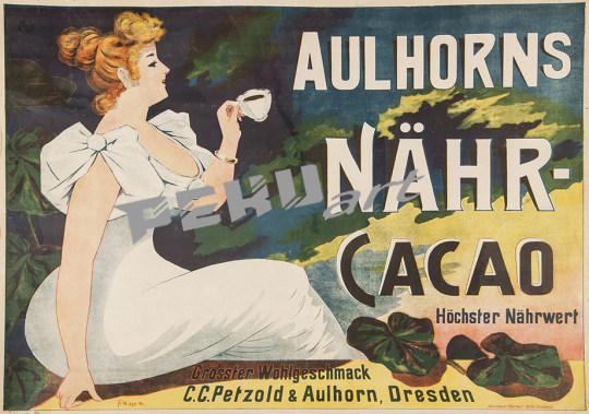 Aulhorns Cacao vintage french poster 
