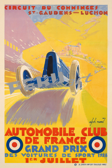 Automobile Club France grand prix 1928 vintage auto racing p 