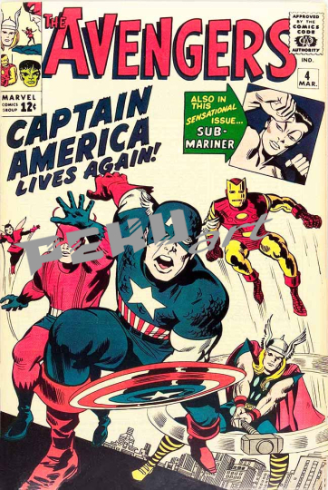 Avengers4 captain america superhero poster giclee museum o 