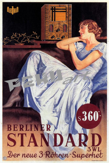 berliner standard vintage austrian radio advertising  