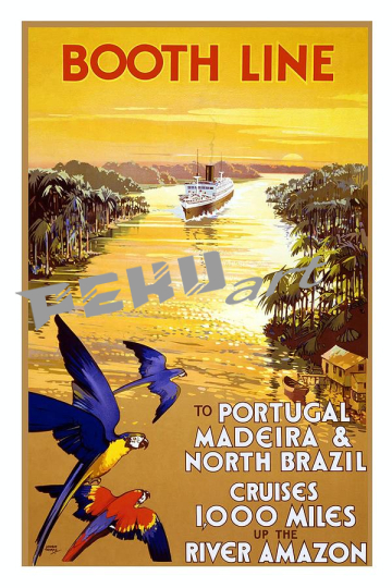 booth line amazon river south africa cruises retro travel po