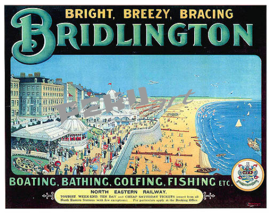 bridlington england retro travel advertising  vintage  (3)
