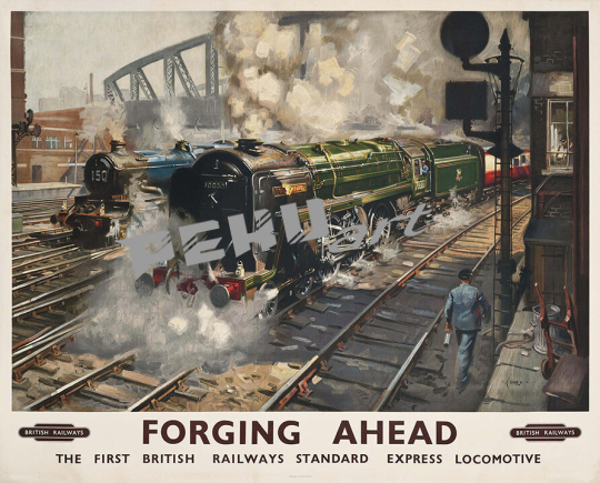 british railways forgingahead train 