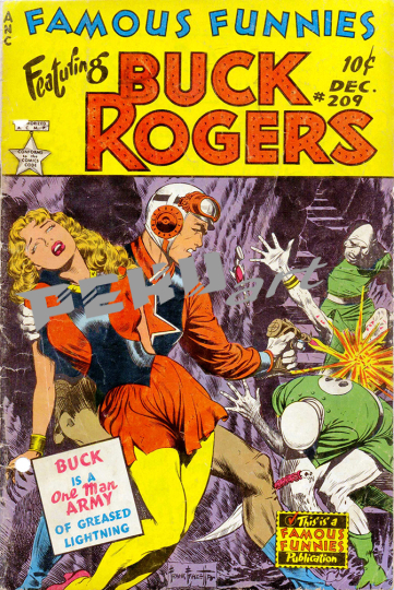 Buck Rogers Frank Frazetta superhero comic Cover 