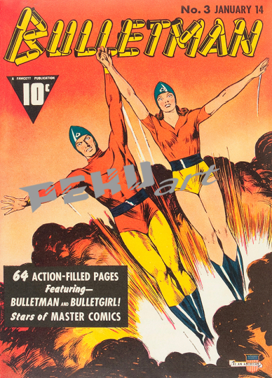 bulletman bulletgirl comic superhero 