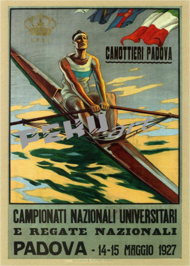 campionati nazionali universitari 1927 padova italy retro tr