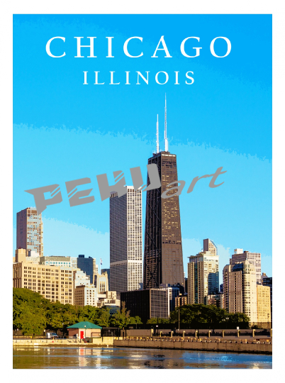 chicago-travel-poster