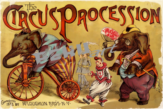 circus-elephant-vintage-poster