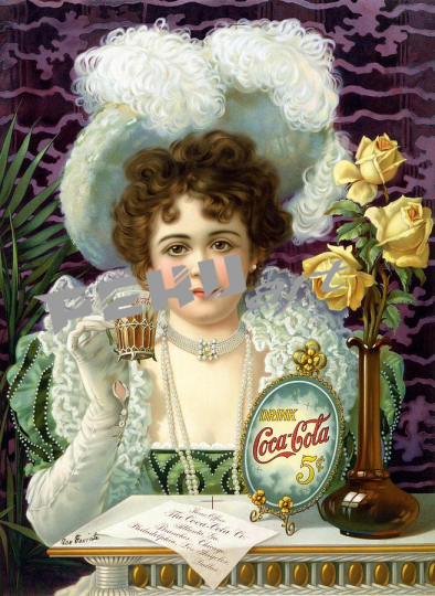 coca cola little girl vintage cool drinks advertising 