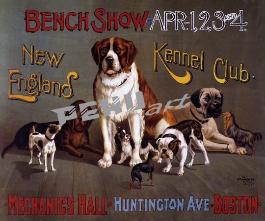 dog-show-vintage-poster