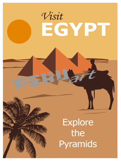 egypt-cairo-travel-poster