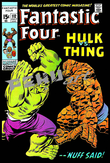 Fantastic Four 112 hulk thing comic bookmus