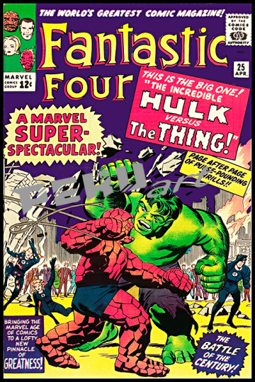 Fantastic Four Thing Hulk Superhero comicmu