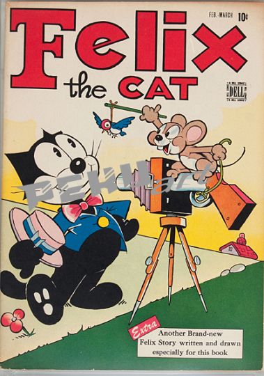 felix the cat comic book cover 