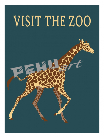 giraffe-zoo-poster