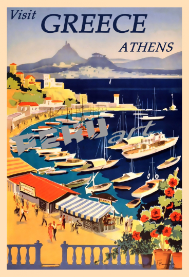 greece-athens-travel-poster