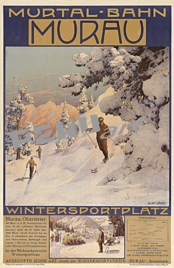 Gustav Jahn Murtal Bahn Ski 