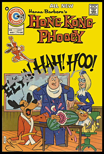 hong kong phooey comic book coverwall art mu