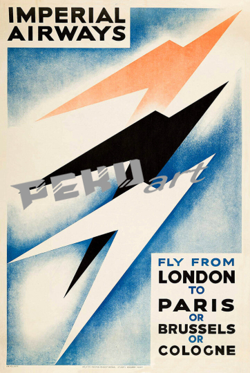 Imperial Airways London Paris aviation 