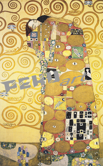Klimt The Embrace Printframed