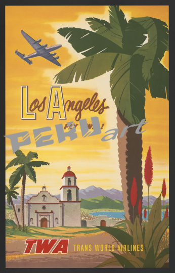 los-angeles-travel-poster