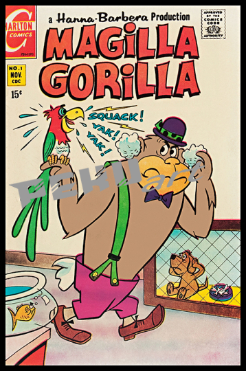 magilla gorilla comic bookwall art