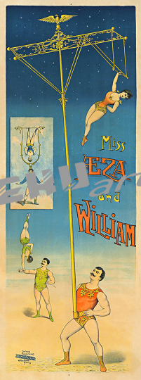 Miss Aeza and William Acrobats circus 