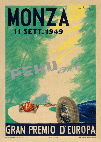 Monza Gran Premio d europa 1949 auto racing