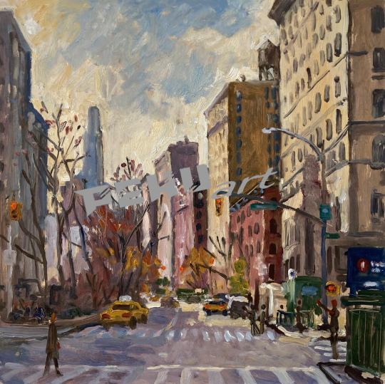 New York Cityscape Gemälde - Von West 79 St 