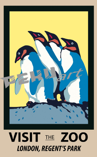 penguins-zoo-poster