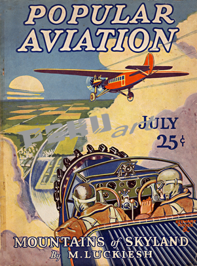 Popuar Aviation Magazine Cover 
