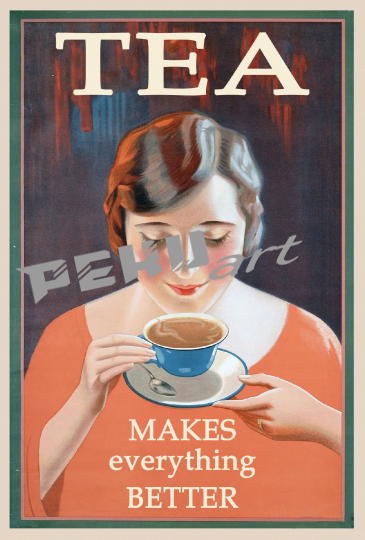 tea-vintage-retro-poster