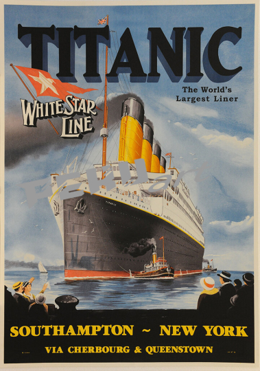 Titanic ship water travel 