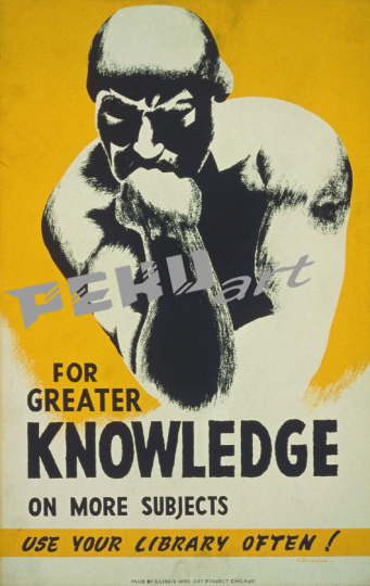 vintage-library-poster