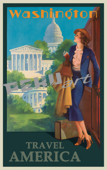 washington-dc-travel-poster
