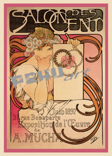 woman-art-nouveau-poster