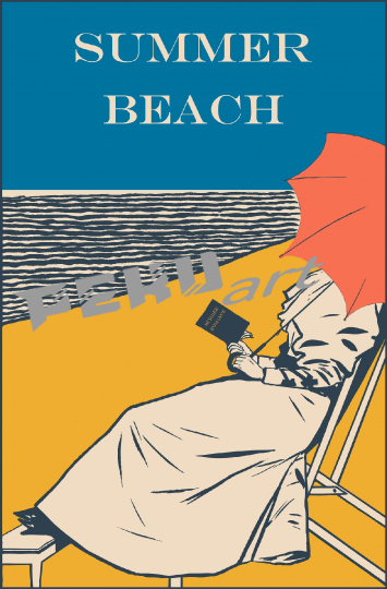 woman-reading-on-beach